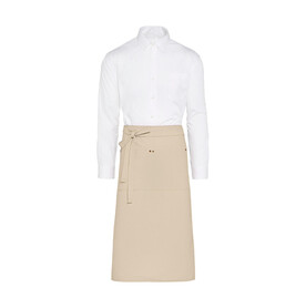 SG ACCESSORIES - BISTRO PROVENCE - Bistro Apron with Pocket, Natural, One Size bedrucken, Art.-Nr. 964590080