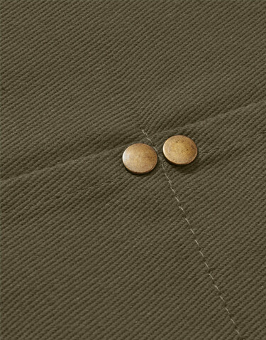 SG ACCESSORIES - BISTRO PROVENCE - Crossover Eyelets Bib Apron with Pocket, Natural, One Size bedrucken, Art.-Nr. 965590080