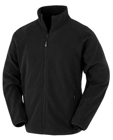 Result Recycled Fleece Polarthermic Jacket, Black, XS bedrucken, Art.-Nr. 966331012
