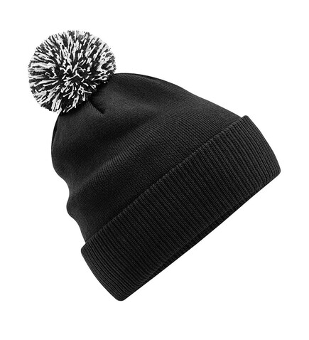 Beechfield Recycled Snowstar® Beanie, Black/White, One Size bedrucken, Art.-Nr. 968691500 Beechfield Recycled Snowstar® Beanie, Black/White, One Size bedrucken, Art.-Nr. 968691500