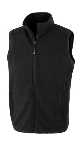 Result Recycled Fleece Polarthermic Bodywarmer, Black, XS bedrucken, Art.-Nr. 969331012