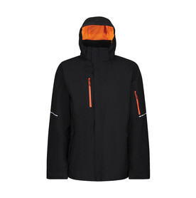 Regatta X-Pro Exosphere II Shell Jacket, Black/Magma, S bedrucken, Art.-Nr. 970171813