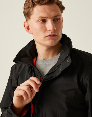 Regatta X-Pro Exosphere II Shell Jacket, Black/Magma, S bedrucken, Art.-Nr. 970171813