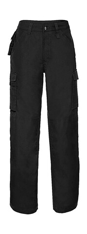 Russell Europe Heavy Duty Workwear Trouser Length 32, Black, 46&quot; (117cm) bedrucken, Art.-Nr. 978001010