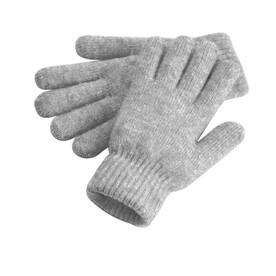 Beechfield Cosy Ribbed Cuff Gloves, Grey Marl, One Size bedrucken, Art.-Nr. 979691390