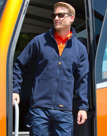 Result Heavy Duty Microfleece, Black, L bedrucken, Art.-Nr. 980331014