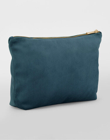 Bag Base Velvet Accessory Bag, BlueTopaz, L bedrucken, Art.-Nr. 999293235