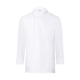 Karlowsky Chef`s Shirt Basic Long Sleeve, White, XS bedrucken, Art.-Nr. 999670001