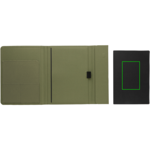 Impact Aware™ A5 Notebook mit Magnetverschluss grün bedrucken, Art.-Nr. P774.387
