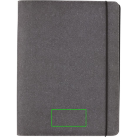 A4 Portfolio aus PU grau bedrucken, Art.-Nr. P774.192 A4 Portfolio aus PU grau bedrucken, Art.-Nr. P774.192