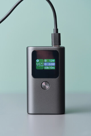 Urban Vitamin Campbell 55W 10.000mAh Pocket-Powerbank grau bedrucken, Art.-Nr. P322.7602