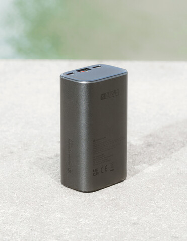 Urban Vitamin Campbell 55W 10.000mAh Pocket-Powerbank grau bedrucken, Art.-Nr. P322.7602