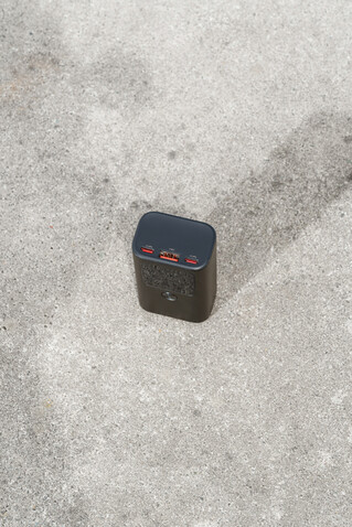 Urban Vitamin Campbell 55W 10.000mAh Pocket-Powerbank grau bedrucken, Art.-Nr. P322.7602