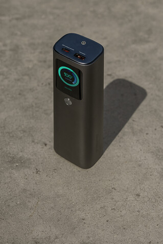 Urban Vitamin Stanford 165W 20.000mAh Powerbank grau bedrucken, Art.-Nr. P322.7802