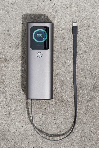 Urban Vitamin Stanford 165W 20.000mAh Powerbank grau bedrucken, Art.-Nr. P322.7802