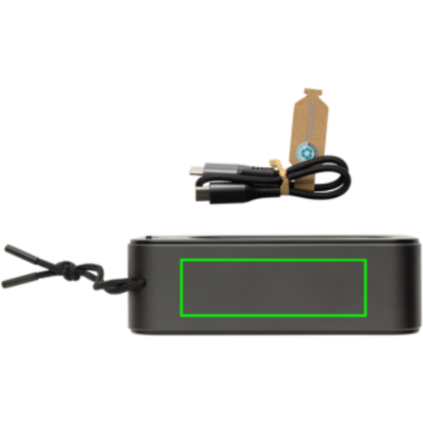 Swiss Peak 10W Basslautsprecher aus recyceltem Aluminium grau bedrucken, Art.-Nr. P331.0902 Swiss Peak 10W Basslautsprecher aus recyceltem Aluminium grau bedrucken, Art.-Nr. P331.0902