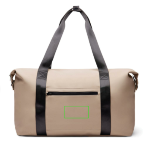 VINGA Baltimore RCS 24h Wochenendtasche greige bedrucken, Art.-Nr. V7070319