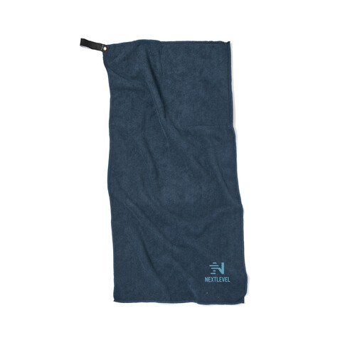 VINGA GRS rPET Active Dry Handtuch 40x80 blau bedrucken, Art.-Nr. 60025