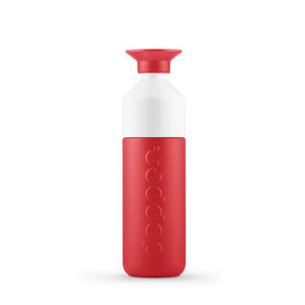 Dopper insulated (580 ml) + Flip Straw – Deep Coral bedrucken, Art.-Nr. 888999266_1396791