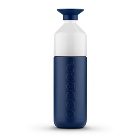 Dopper Insulated (1 L) + Flip Straw – Breaker Blue bedrucken, Art.-Nr. 773999266_1396797