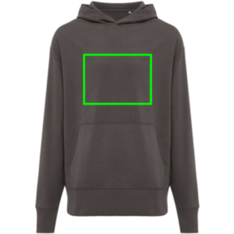 IQONIQ Yoho Relax-Hoodie aus recycelter Baumwolle anthrazit bedrucken, Art.-Nr. T9402.019.XS IQONIQ Yoho Relax-Hoodie aus recycelter Baumwolle anthrazit bedrucken, Art.-Nr. T9402.019.XS