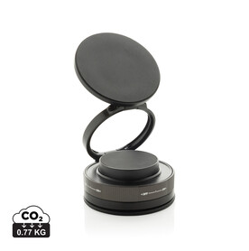 Terra 360 Universal-Handyhalter aus RCS rec. Kunststoff schwarz, grau bedrucken, Art.-Nr. P301.5201