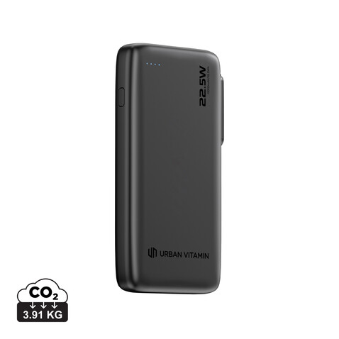 Urban Vitamin Emeryville 20W 10.000 mAh Powerbank schwarz bedrucken, Art.-Nr. P322.7301 Urban Vitamin Emeryville 20W 10.000 mAh Powerbank schwarz bedrucken, Art.-Nr. P322.7301