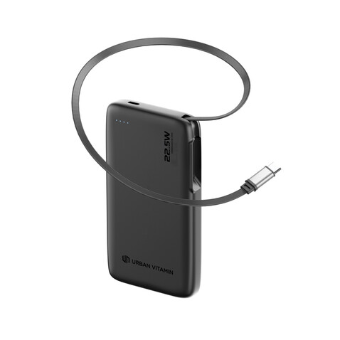 Urban Vitamin Emeryville 20W 10.000 mAh Powerbank schwarz bedrucken, Art.-Nr. P322.7301 Urban Vitamin Emeryville 20W 10.000 mAh Powerbank schwarz bedrucken, Art.-Nr. P322.7301