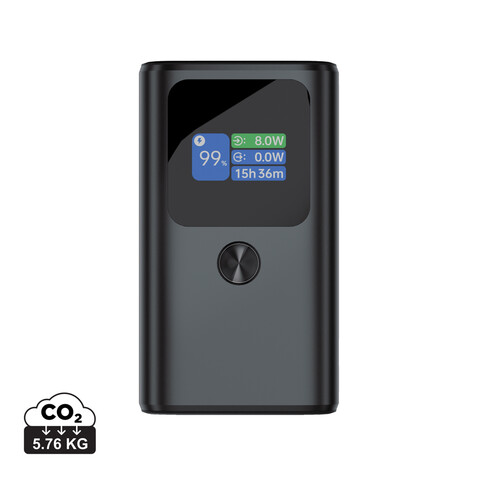 Urban Vitamin Campbell 55W 10.000mAh Pocket-Powerbank grau bedrucken, Art.-Nr. P322.7602