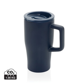 Keramik Luxe Quencher 490ml navy blau bedrucken, Art.-Nr. P437.2225
