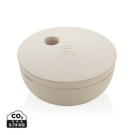 Breevia aufladbarer schwimmender Luftbefeuchter aus RCS rABS beige bedrucken, Art.-Nr. P457.0219