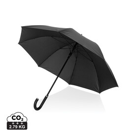 Swiss Peak Vero Aware™ RPET 25&amp;quot;-Regenschirm schwarz bedrucken, Art.-Nr. P850.7501