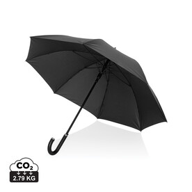 Swiss Peak Vero Aware™ RPET 25"-Regenschirm schwarz bedrucken, Art.-Nr. P850.7501 Swiss Peak Vero Aware™ RPET 25"-Regenschirm schwarz bedrucken, Art.-Nr. P850.7501
