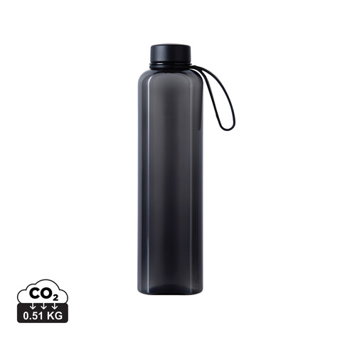 VINGA Arch 550ml Flasche aus RCS recyceltem PET schwarz bedrucken, Art.-Nr. V4330701 VINGA Arch 550ml Flasche aus RCS recyceltem PET schwarz bedrucken, Art.-Nr. V4330701