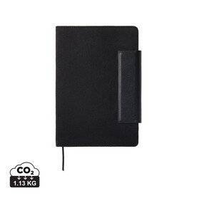 VINGA Marlow GRS Notizbuch schwarz bedrucken, Art.-Nr. V7730501