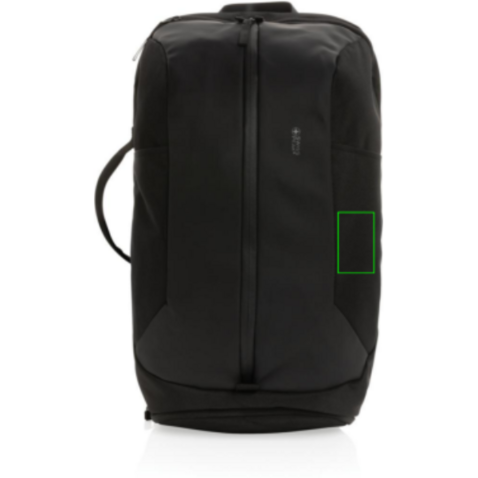 Swiss Peak AWARE™ RPET 15.6&quot; Work &amp; Gym Rucksack schwarz bedrucken, Art.-Nr. P762.771