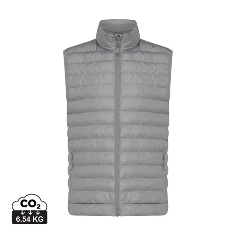 IQONIQ Meru Herren Bodywarmer aus recyceltem Polyester Silbergrau bedrucken, Art.-Nr. T1702.035.S IQONIQ Meru Herren Bodywarmer aus recyceltem Polyester Silbergrau bedrucken, Art.-Nr. T1702.035.S
