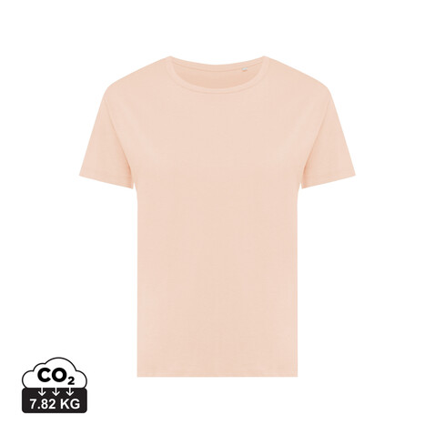 IQONIQ Yala Damen T-Shirt aus recycelter Baumwolle peach nectar bedrucken, Art.-Nr. T4100.038.XXL