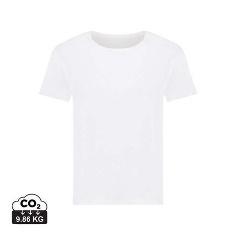 IQONIQ Yala Damen T-Shirt aus recycelter Baumwolle recycled white bedrucken, Art.-Nr. T4100.004.M