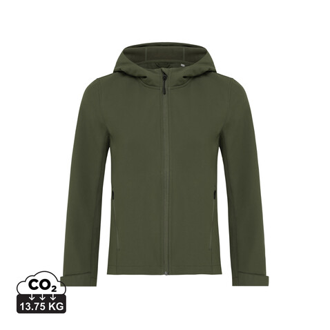 IQONIQ Makalu Damen Softshelljacke aus recyceltem Polyester khaki bedrucken, Art.-Nr. T4700.020.S