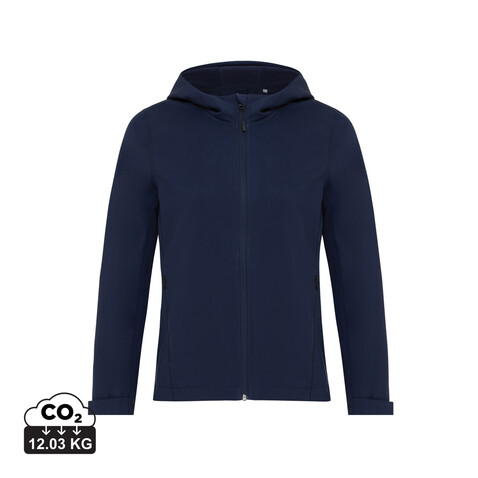 IQONIQ Makalu Damen Softshelljacke aus recyceltem Polyester navy blau bedrucken, Art.-Nr. T4700.002.L IQONIQ Makalu Damen Softshelljacke aus recyceltem Polyester navy blau bedrucken, Art.-Nr. T4700.002.L
