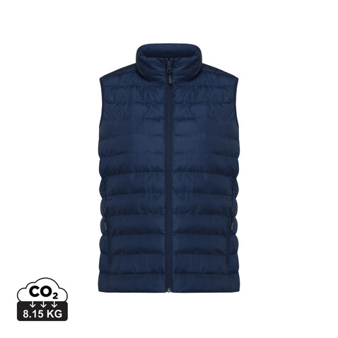 IQONIQ Meru Damen Bodywarmer aus recyceltem Polyester navy blau bedrucken, Art.-Nr. T4702.002.M IQONIQ Meru Damen Bodywarmer aus recyceltem Polyester navy blau bedrucken, Art.-Nr. T4702.002.M