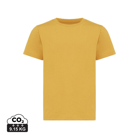 IQONIQ Koli Kids T-Shirt aus recycelter Baumwolle ochre yellow bedrucken, Art.-Nr. T6100.021.56