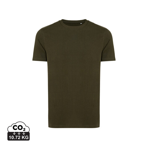 IQONIQ Bryce T-Shirt aus recycelter Baumwolle khaki bedrucken, Art.-Nr. T9100.020.XL