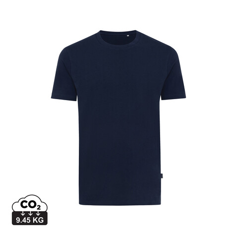 IQONIQ Bryce T-Shirt aus recycelter Baumwolle navy blau bedrucken, Art.-Nr. T9100.002.XL