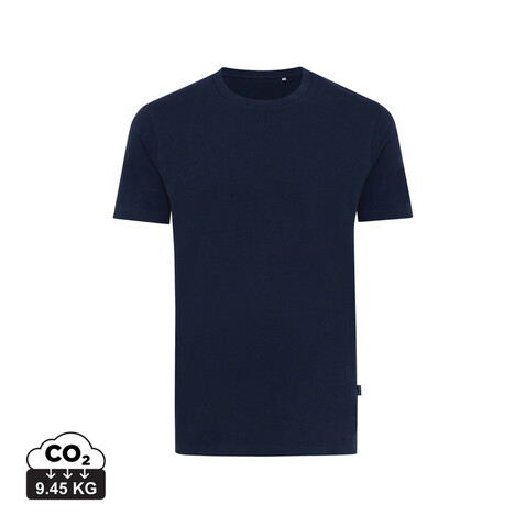 IQONIQ Bryce T-Shirt aus recycelter Baumwolle navy blau bedrucken, Art.-Nr. T9100.002.L
