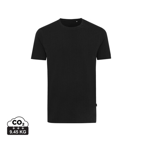 IQONIQ Bryce T-Shirt aus recycelter Baumwolle schwarz bedrucken, Art.-Nr. T9100.001.S