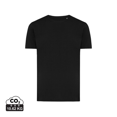 IQONIQ Brett T-Shirt aus recycelter Baumwolle schwarz bedrucken, Art.-Nr. T9107.001.4XL