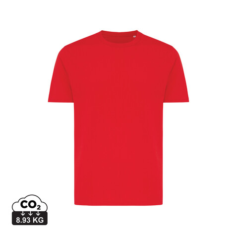 IQONIQ Brett T-Shirt aus recycelter Baumwolle rot bedrucken, Art.-Nr. T9107.029.XL