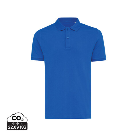 IQONIQ Yosemite Piqué-Poloshirt aus recycelter Baumwolle Königsblau bedrucken, Art.-Nr. T9200.025.XXXL